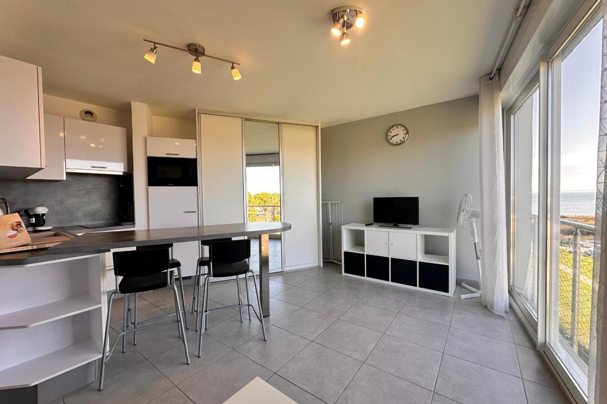 Les Pieds Dans Le Sable Appartement Vue Mer 1 Chambre 1 Cabine Ле-Гро-дю-Руа Экстерьер фото